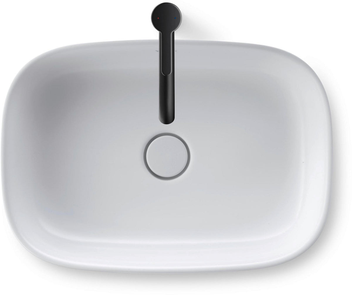 Duravit C.1 Einhebel-Waschtischmischer XL 166 mm mit Zugstange, Schwarz Matt