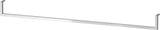 DURAVIT Handtuchhalter Universal rechteckig 500 mm Chrom Hochglanz – Montage unter Konsole