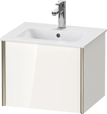 Duravit Waschtischunterbau XViu 400 mm mit Auszug, Prof. Champagner Matt
