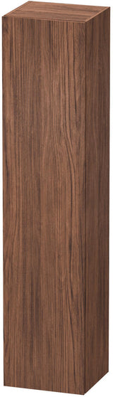 Duravit Hochschrank L-Cube 363x400x1760mm 1 Tür rechts Nussbaum Dunkel – Wandhängend mit Soft-Close