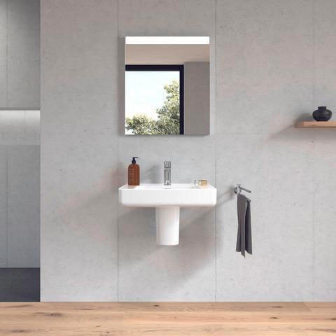DURAVIT Waschtisch Soleil by Starck 600 mm Weiß mit Überlauf und Hahnlochbank
