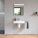 DURAVIT Waschtisch Soleil by Starck 600 mm Weiß mit Überlauf und Hahnlochbank