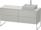 betongrau matt / Spanplatte / grau