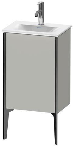 Duravit Waschtischunterbau XVIU 591x430x310mm Pro sw ma TA li ta s-matt – bodenstehend mit Aluminiumprofil