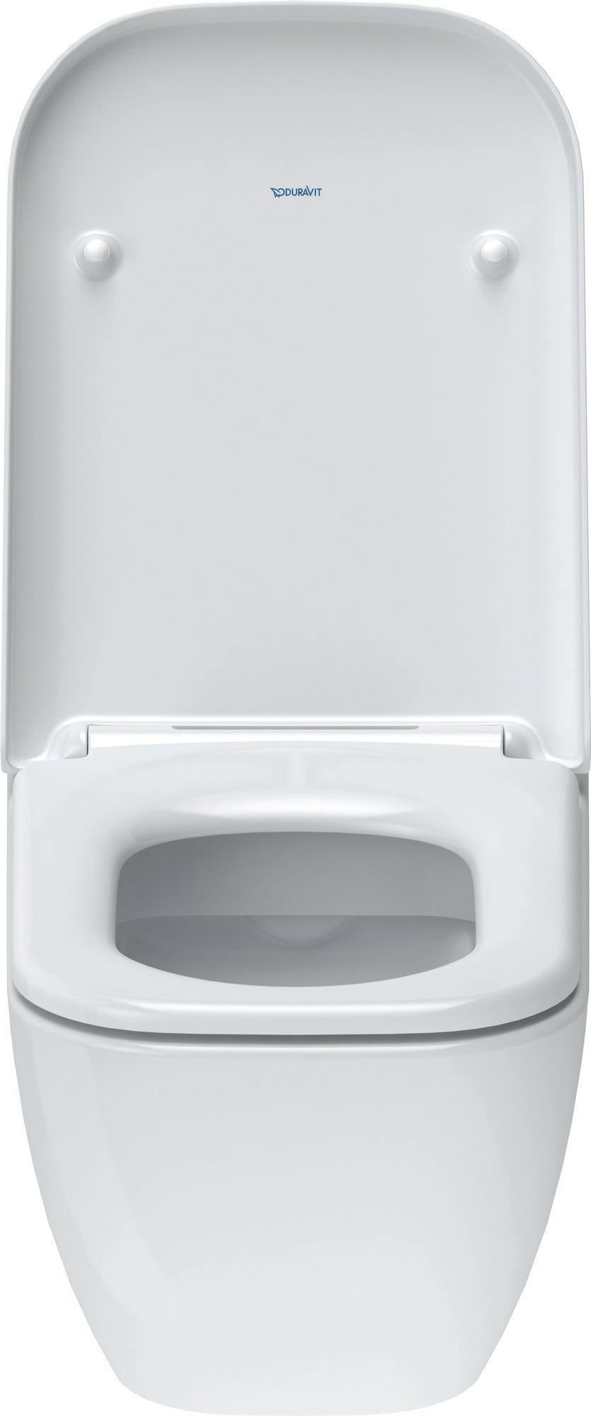 Duravit Wand-WC Happy D.2 620 mm Tiefspüler spülrandlos Durafix weiß