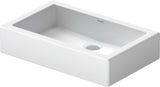 Duravit Vero Aufsatzbecken 600 mm weiß geschliffen ohne Überlauf ohne Hahnloch