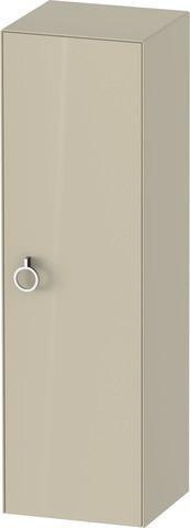 DURAVIT Halbhochschrank White Tulip 1320 mm Nussbaum Taupe mit Griff links
