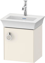 DURAVIT White Tulip Waschtischunterbau wandhängend 384 mm Nussbaum Taupe von Philippe Starck