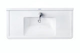 DURAVIT Möbelwaschtisch Starck 3 850 mm mit Überlauf, 1 Hahnloch, weiß – Wandhängend