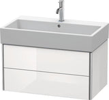 Duravit XSquare Waschtischunterbau 784 mm, wandhängend, 2 Schubkästen, s-matt, für Vero Air