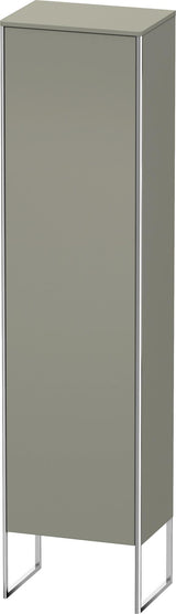 DURAVIT Hochschrank XSquare, bodenstehend, Flannel Grey Seidenmatt, 2016 mm, mit Tip-On und Dämpfung