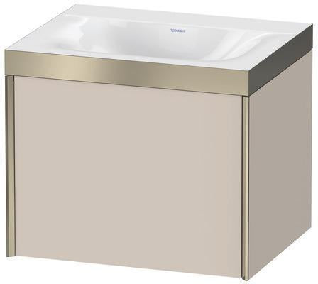 Duravit Waschtischunterbauset XVIU 600x480mm mit Möbelwaschtisch Viu und Auszug