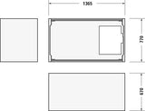 DURAVIT DuraStyle Rechteck-Badewanne 1400x800mm weiß Acryl Einbauwanne