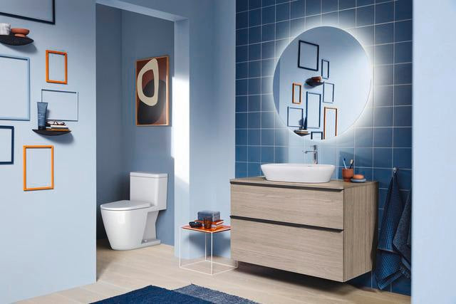 Duravit D-Neo Aufsatzbecken 600 mm oval weiß mit WonderGliss