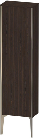 Duravit Halbhochschrank XViu 1330x400x240mm Nussbaum gebürstet, rechts, mit Tip-on Technik