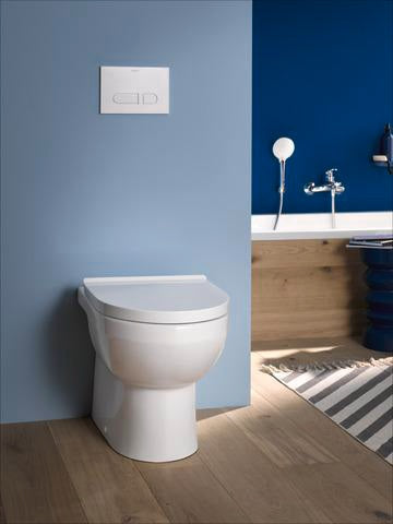 Duravit No.1 Stand-Tiefspül-WC 480 mm, spülrandlos, weiß – Matteo Thun & Antonio Rodriguez