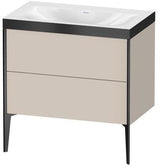 Duravit Möbelwaschtischset XVIU 800x480mm Chaos mit Möbelwaschtisch Viu und Unterbau