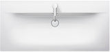 Duravit Viu Möbelwaschtisch 1030 mm Weiß mit Überlauf und Hahnlochbank