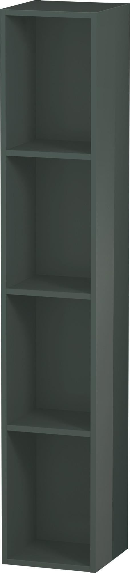 DURAVIT L-Cube Regalelement 180x180x1000 mm vertikal, 4 Fächer, Amerikanischer Nussbaum