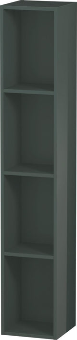 DURAVIT L-Cube Regalelement 180x180x1000 mm vertikal, 4 Fächer, Amerikanischer Nussbaum