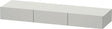 DURAVIT DuraStyle Schubkastenablage 1500 mm, 3 Schubkästen, betongrau matt, wandhängend