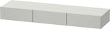 DURAVIT DuraStyle Schubkastenablage 1500 mm, 3 Schubkästen, betongrau matt, wandhängend