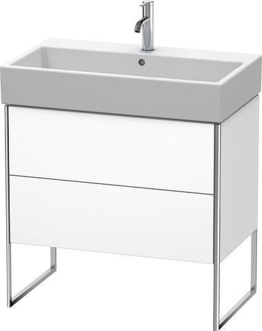 Duravit XSquare Waschtischunterbau 784 mm mit Fußgestell für Vero Air – Sand-matt Eiche