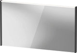 DURAVIT D-Code Spiegel 1200x700 mm mit LED-Beleuchtung, Basalt Matt – Wandhängend