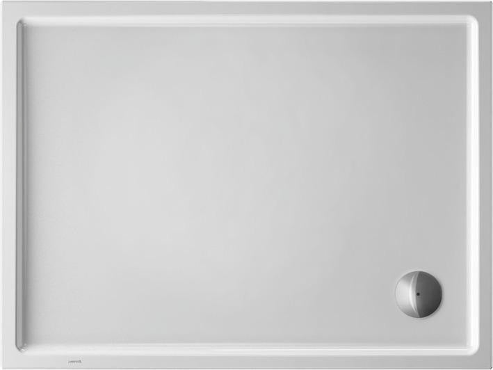 DURAVIT Starck Slimline Duschwanne 1200x800x55 mm Weiß Sanitäracryl von Philippe Starck