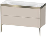 Duravit Möbelwaschtischset XVIU 1200x480mm Chaos mit Unterbau und Raumsparsiphon