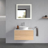 DURAVIT White Tulip Waschtischunterbau 800 mm wandhängend, 2 Schubkästen, weiß seidenmatt