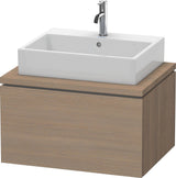 Duravit L-Cube Konsolenwaschtischunterbau 720 mm Amerikanisch Nussbaum mit 1 Auszug