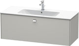 Duravit Brioso Waschtischunterbau 620 mm betongrau matt mit 1 Auszug und Soft-Close
