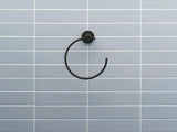 DURAVIT D-Code Handtuchring Chrom – Wandmontage, schwenkbar, 158 mm