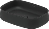 DURAVIT Zencha Aufsatzbecken 550 mm – Weiß, ohne Hahnloch & Überlauf, DuraCeram