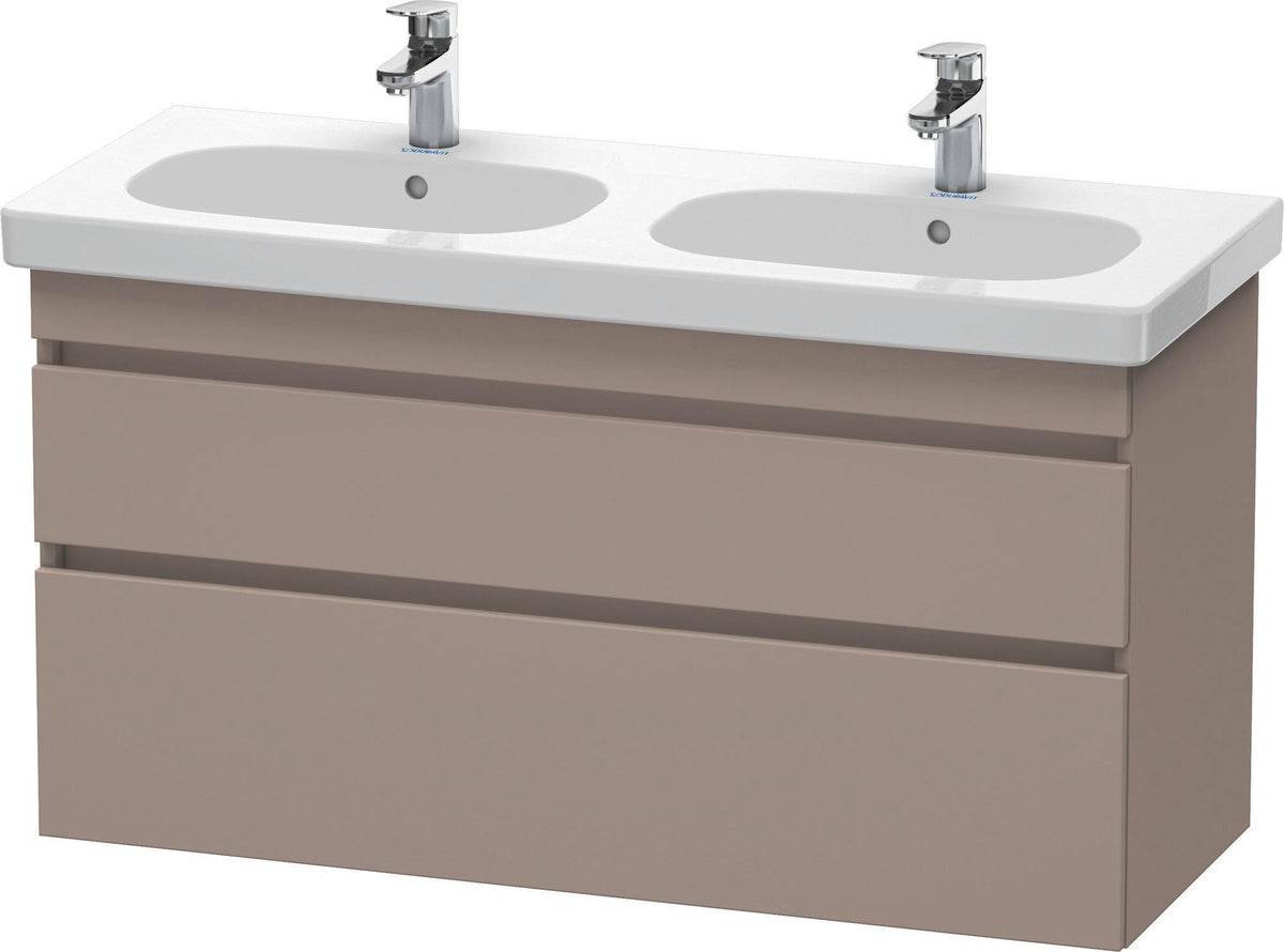 Duravit DuraStyle Waschtischunterbau 1150 mm, 2 Schubkästen, weiß matt – wandhängend