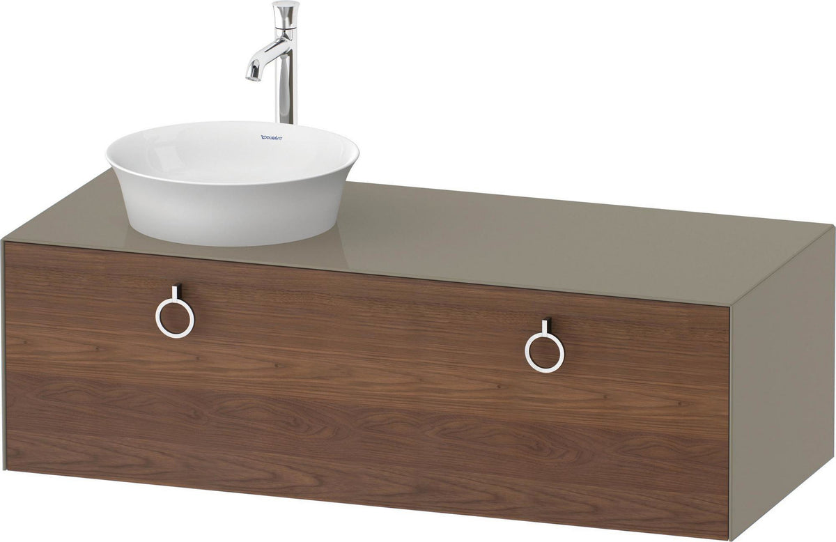 DURAVIT White Tulip Waschtischunterbau 1300 mm wandhängend mit Auszug und LED-Innenbeleuchtung von Philippe Starck