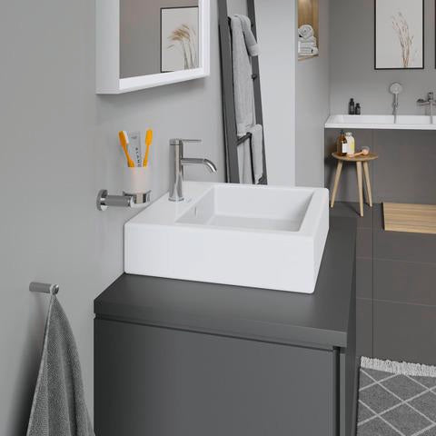 Duravit L-Cube Konsolenwaschtischunterbau 820 mm betongrau matt, 1 Auszug, wandhängend