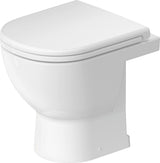 Duravit D-Code 2.0 Stand-WC 480 mm spülrandlos weiß, Abgang waagerecht, Compact