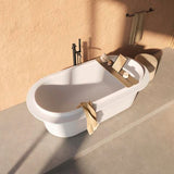 DURAVIT C.1 Einhebel-Wannenmischer bodenstehend 201 mm Ausladung Chrom Hochglanz