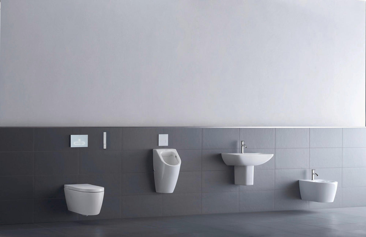 DURAVIT C.1 Einhebel-Bidetmischer Schwarz Matt 121 mm mit Zugstangen-Ablaufgarnitur