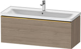 Duravit D-Neo Waschtischunterbau 1184 mm Eiche Terra Matt mit Auszug und Bronze-Griff