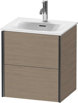 DURAVIT XViu Waschtischunterbau wandhängend 557 mm Eiche mit 2 Schubkästen und Tip-on Technik