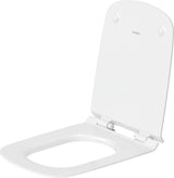 DURAVIT WC-Sitz DuraStyle Weiß mit Edelstahl-Scharnieren, Duroplast, abnehmbar