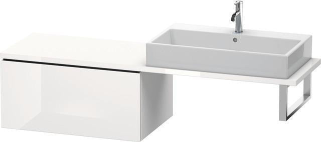 Duravit L-Cube Unterschrank 820 mm taupe supermatt mit Auszug und Dämpfung