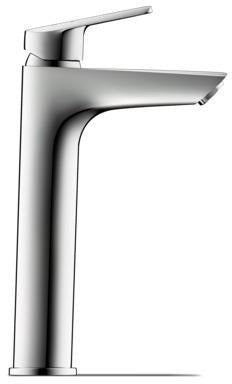 Duravit No.1 Einhebel-Waschtischmischer Chrom – ohne Zugstange, Keramikmischsystem
