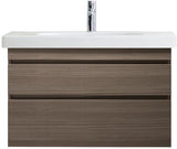DURAVIT DuraStyle Waschtischunterbau wandhängend Eiche Terra/Weiß Matt 930 mm