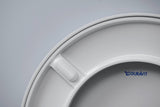Duravit D-Neo Wand-WC-Set 480 mm spülrandlos mit WC-Sitz und Absenkautomatik