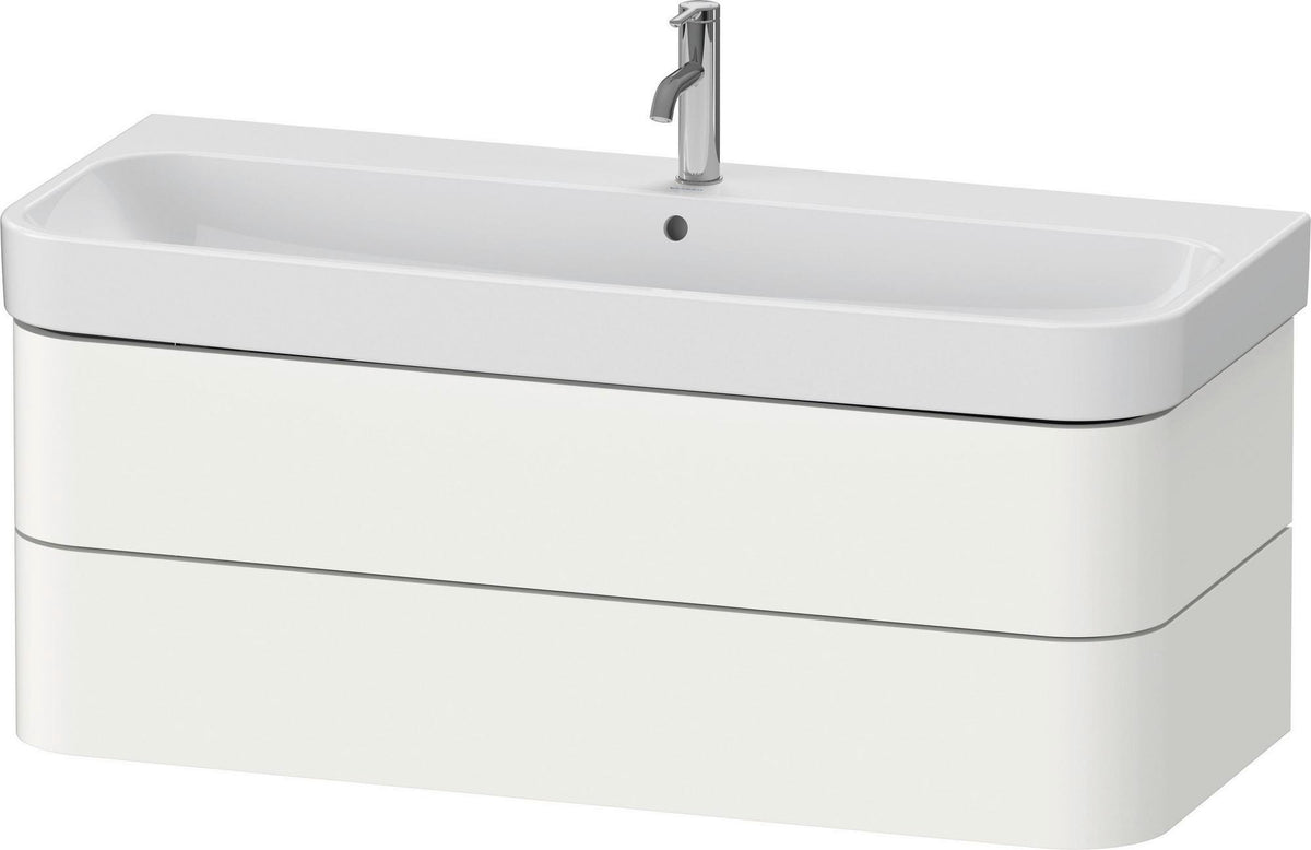 DURAVIT Waschtischunterbau Happy D.2+ wandhängend 1175 mm Taupe supermatt mit Tip-On Technik