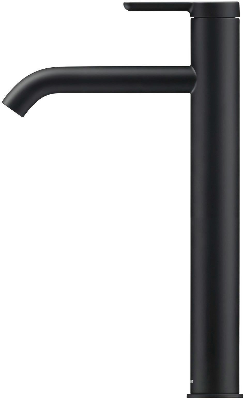 DURAVIT C.1 Einhebel-Waschtischmischer XL 166 mm Schwarz Matt ohne Zugstange
